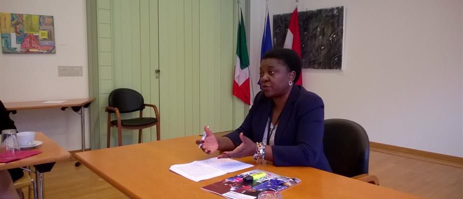 Cecile Kyenge: 'L'Europa dovrà rimuovere le cause del fenomeno migranti'