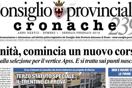 Tutta la finanziaria provinciale 2016 in Consiglio conache
