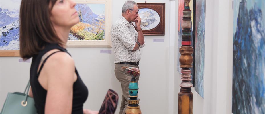 Inaugurata la mostra Monti a palazzo Trentini