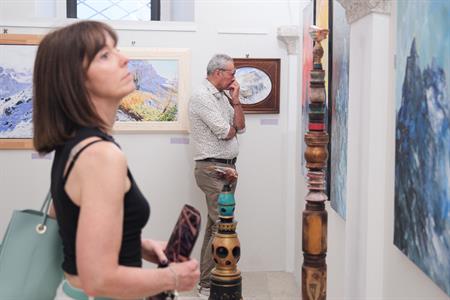 Inaugurata la mostra Monti a palazzo Trentini