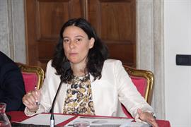 Antonia Menghini durante la conferenza stampa
