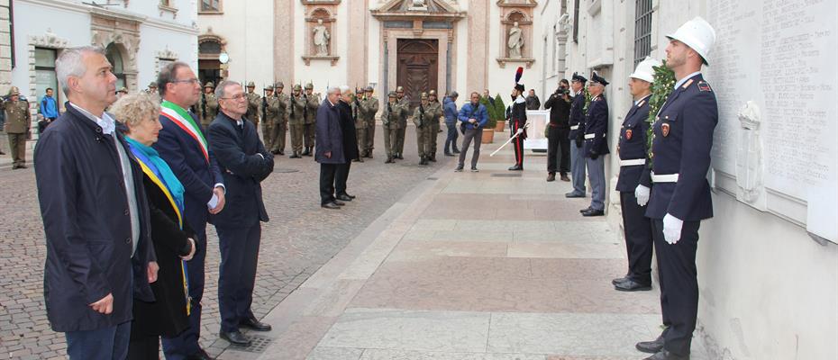 Il Presidente Dorigatti commemora i caduti di tutte le guerre