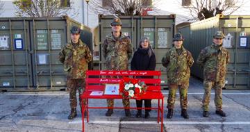 Il 2° Genio Guastatori accoglie Mara Rinner: insieme contro la violenza di genere 