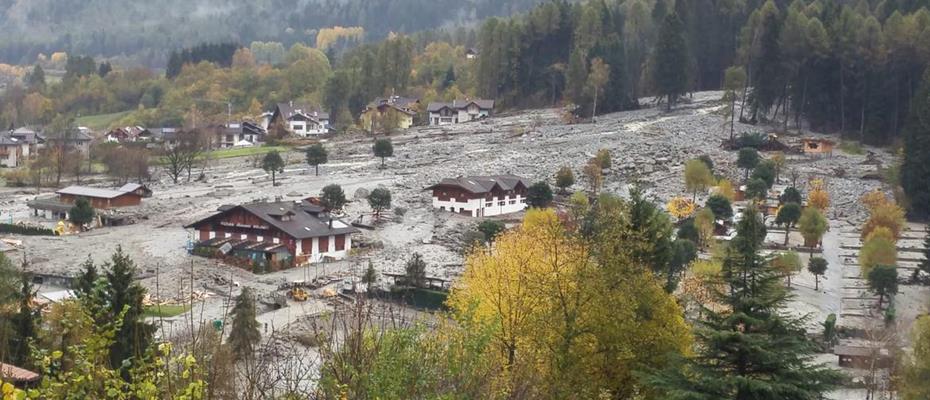 La Provincia acquisirà e metterà in sicurezza l'area devastata dal maltempo a Dimaro