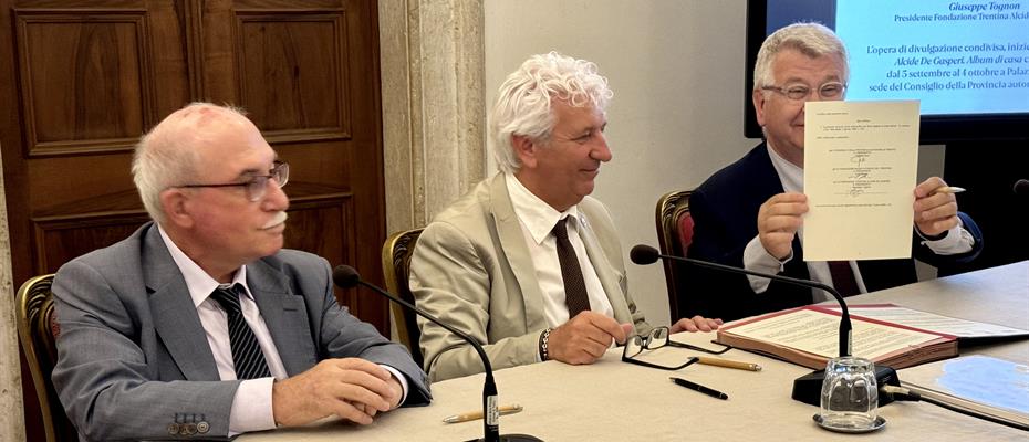  De Gasperi al centro: accordo tra Consiglio provinciale, Fondazione di Pieve Tesino e Museo storico del Trentino