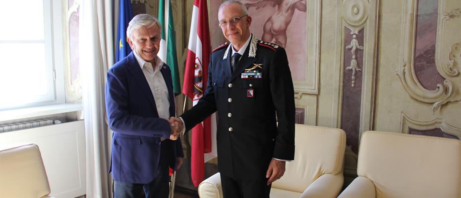 Il nuovo comandante provinciale dei Carabinieri in visita al presidente Kaswalder