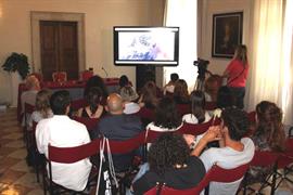 La presentazione della clip in Sala Aurora