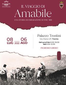 La locandina di presentazione della mostra