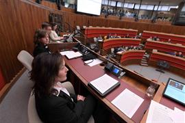 L'Autorità in aula (foto Panato)
