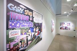 Alcuni pannelli della mostra