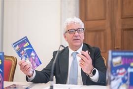 Il presidente Soini all'inaugurazione