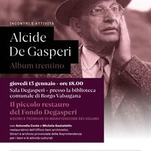 Prorogata fino al 24 gennaio la mostra “Alcide De Gasperi – Album trentino” allo Spazio Klien di Borgo Valsugana