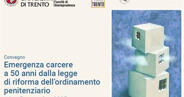 Emergenza carcere - Se ne parla a Trento il 14 e il 15 novembre