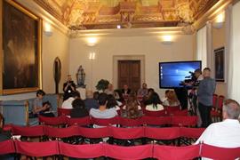 Un altro momento della presentazione