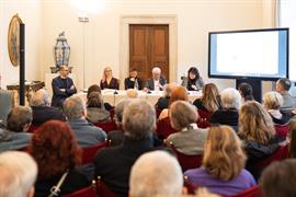 l'inaugurazione in sala Aurora